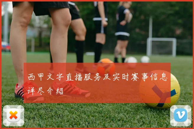 西甲文字直播服务及实时赛事信息详尽介绍